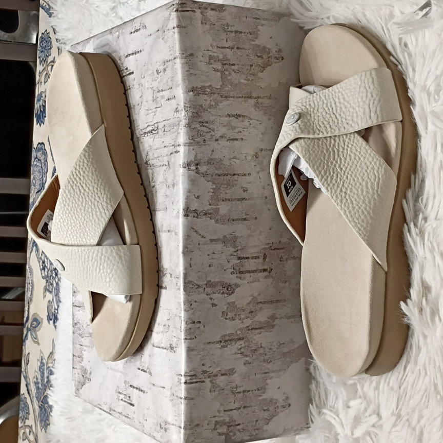 Kuru Breeze Women's Leather Orthopedic Arch Support Sandals Sandals In Sand 10w
